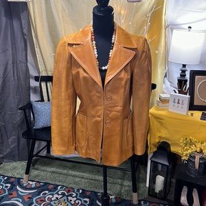 Beautiful Vintage Leather Jacket, Size S,